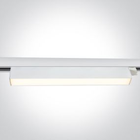 ONE Light Linear Box Lights CCT V - rail d'éclairage triphasé - 48 x 3,8 x 5,5 cm - 36W LED inclus - blanc