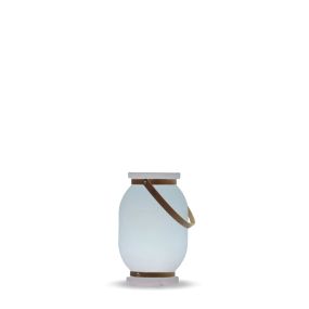 New Garden Candela - lampe de table rechargeable - RGB+W - Ø 20 x 29 cm - 3W LED dimmable inclus - IP65 - blanc