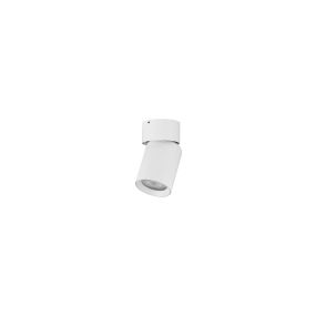 Nova Luce Amecy - spot en saillie 1L - Ø 6 x 11 cm - blanc sablé