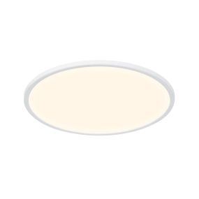 Nordlux Smart Oja - plafonnier - éclairage intelligent - Ø 42,4 x 2,3 cm - 20W LED inclus - 2700K-6500K - blanc