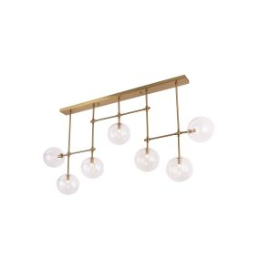 Maxlight Lollipop - lampe suspendue - 140 x 75 cm - laiton