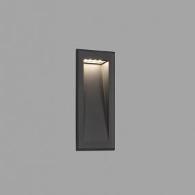 Faro Soun - applique encastrée - 10,5 x 7,3 x 23,9 cm - 5W LED inclus - IP65 - gris foncé