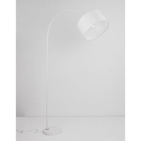 Nova Luce Sama - lampadaire - 90 x 180 cm - blanc