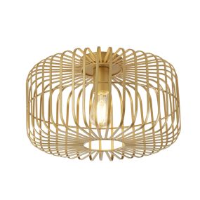 Searchlight Crib - plafonnier - Ø 40 x 23 cm - or mat
