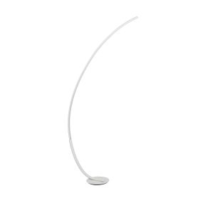 Nova Luce Premium - lampadaire - 94 x 26 x 172 cm - 30W LED dimmable inclus - blanc sable