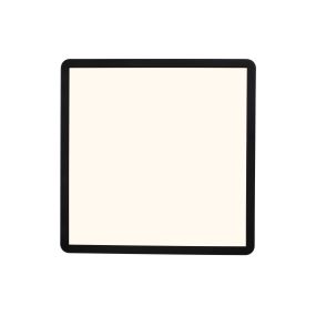 Nordlux Oja - plafonnier de salle de bains - 29,4 x 29,4 x 2,3 cm - 3 étapes Moodmaker Fonction SceneSelect - 14,5W LED inclus - IP54 - noir