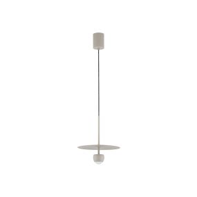 Nova Luce Edem - lampe suspendue - Ø 30 x 217 cm - 8W LED inclus - beige