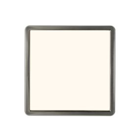Nordlux Oja - plafonnier - 30 x 30 x 2,5 cm - 3 étapes Moodmaker Fonction SceneSelect - 14,5W LED inclus - nickel brossé