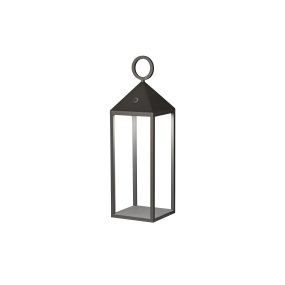 Faro Argus - lampes portables - 14 x 14 x 47 cm - 2W LED inclus - IP54 - gris foncé