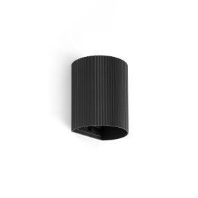 Faro Sole I - applique murale - 8 x 10 x 6,5 cm - noire