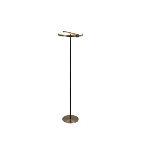 Searchlight Aerial - lampadaire - 38 x 129 cm - 3 niveaux de gradation - 23W LED inclus - noir et or