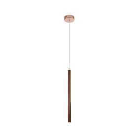 Maxlight Organic - lampe suspendue - Ø 2,5 x 190 cm - 1W LED inclus - cuivre