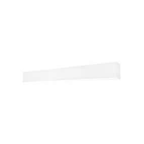 Roi Du Luminaire Linear - plafonnier - 57 x 6,5 x 5 cm - 18W LED inclus - blanc - couleur de lumière blanc chaud