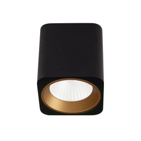 Maxlight Tub - plafonnier - 6 x 6 x 6,5 cm - 7W LED inclus - noir