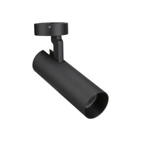 Maxlight Shinemaker - spot en saillie 1L - 6,7 x 20,5 cm - 15W LED dimmable inclus - noir