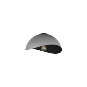 Nova Luce Opsi - plafonnier - Ø 30 x 15 cm - noir sablé