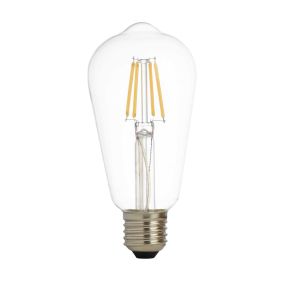 Searchlight Lampe LED - Ø 6 x 13 cm - E27 - 6W dimmable (lot de 5) - 2700K - transparent