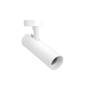 Maxlight Shinemaker - spot en saillie 1L - 6,7 x 20,5 cm - 15W LED dimmable inclus - blanc