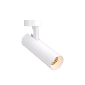 Maxlight Shinemaker - spot en saillie 1L - 6,7 x 20,5 cm - 15W LED dimmable inclus - blanc