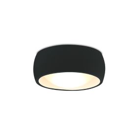 Maxlight Kodak - plafonnier - Ø 10,8 x 4,8 cm - 8W LED inclus - noir