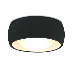 Maxlight Kodak - plafonnier - Ø 10,8 x 4,8 cm - 8W LED inclus - noir