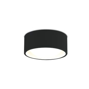 Maxlight Kodak - plafonnier - Ø 10 x 4,7 cm - 8W LED inclus - noir