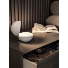 VK lighting Poke - lampe à poser - Ø 12 x 10,8 cm - 2,2W led inclus - rose poudré