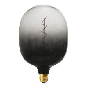 Daylight Italia Coriandoli Egg XL lampe LED - Ø 18 x 27 cm - E27 - 4W dimmable - noir/transparent
