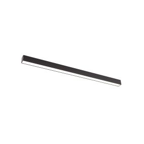 Maxlight Linear - plafonnier - 113,5 x 5 x 6,5 cm - 36W LED dimmable inclus - noir