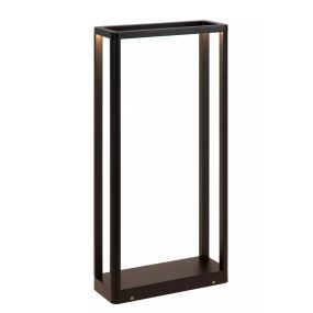 Lucide Narvik - lampe socle - 23 x 8,6 x 50 cm - 9,2W LED inclus - IP65 - noir