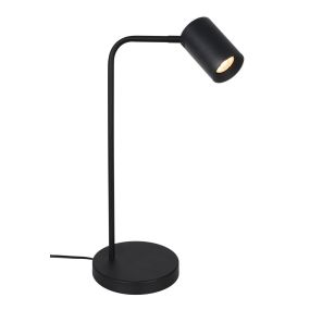 Artdelight Megano - lampe à poser - Ø 17 x 45 cm - noir