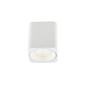 Maxlight Tub - plafonnier - 6 x 6 x 6,5 cm - 7W LED inclus - blanc