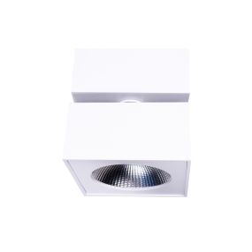 Maxlight Artu - spot en saillie - 10 x 10 x 10 cm - 15W LED inclus - blanc