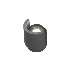 Faro Noboru - lampe de projection - Ø 15 x 17,7 cm - 16W LED inclus - IP65 - gris foncé