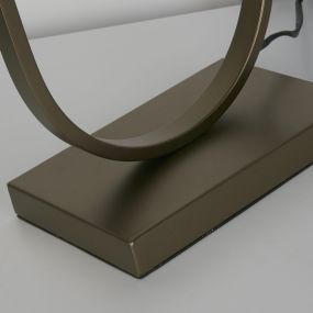 Searchlight - pied de lampe de table - 20 x 13 x 55 cm - bronze