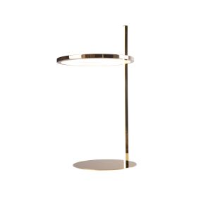 Maxlight Lozanna - lampe de table - Ø 30 x 55 cm - 14W LED inclus - or