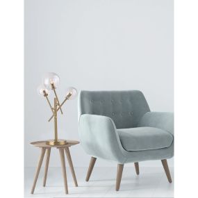 Maxlight Lollipop - lampe à poser - Ø 40 x 70 cm - laiton