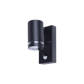Integral LED Malaga - applique murale extérieure avec détecteur de mouvement - avec fonction de neutralisation du détecteur - 6,8 x 11,6 x 14,9 cm - IP54 - noir