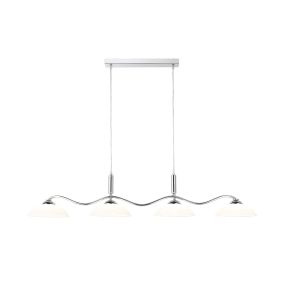 Searchlight LED Bar Lights - lampe suspendue - 110 x 20 x 130 cm - chrome