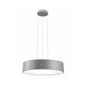 Nova Luce Roda - lampe suspendue - Ø 60 x 120 cm - 46W LED inclus - gris