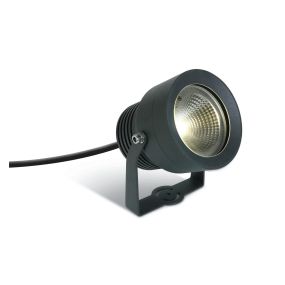 ONE Light COB Garden Spots - spot de sol sur piquet - Ø 13 x 11,4 cm - 20W LED inclus - IP65 - anthracite