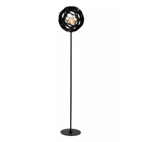 Lucide Hannelore - lampadaire - Ø 30 x 149,6 cm - noir