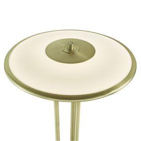 Design for the People Blanche - lampadaire - Ø 32 x 141 cm - 15W LED dimmable inclus - laiton