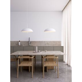 Design for the People Versale - lampe suspendue - Ø 49,5 x 341 cm - blanc