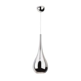 Maxlight Drop - lampe suspendue - Ø 20 x 120 cm - chrome