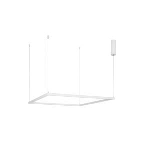 Nova Luce Eterna - lampe suspendue - 100 x 100 x 120 cm - 50W LED dimmable inclus - blanc sable
