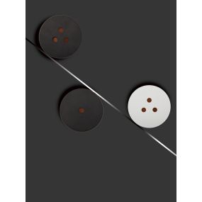 VK Lighting Thesi - spot en saillie - Ø 15 x 4,1 cm - 9W LED inclus - blanc