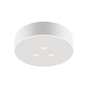 VK Lighting Thesi - spot en saillie - Ø 15 x 4,1 cm - 9W LED inclus - blanc