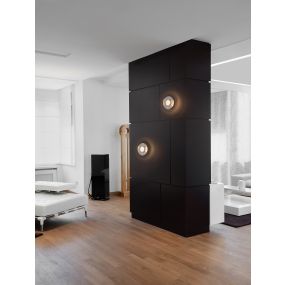 Nova Luce Onrid - applique murale - Ø 18 x 4,5 cm - 5W LED inclus - or