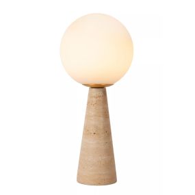 Lucide Evin - lampe à poser - Ø 20 x 45,5 cm - taupe